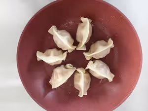香脆美味的冰花煎餃