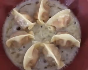 香脆美味的冰花煎餃
