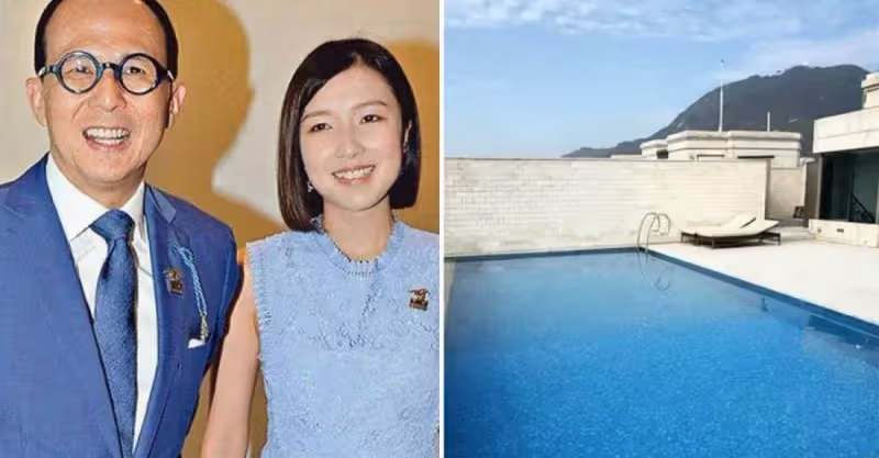 李澤楷豪送前女友港姐郭嘉文的半山別墅曝光，超大空中游泳池，市值早過億，網友：這樣的分手禮物羨慕了
