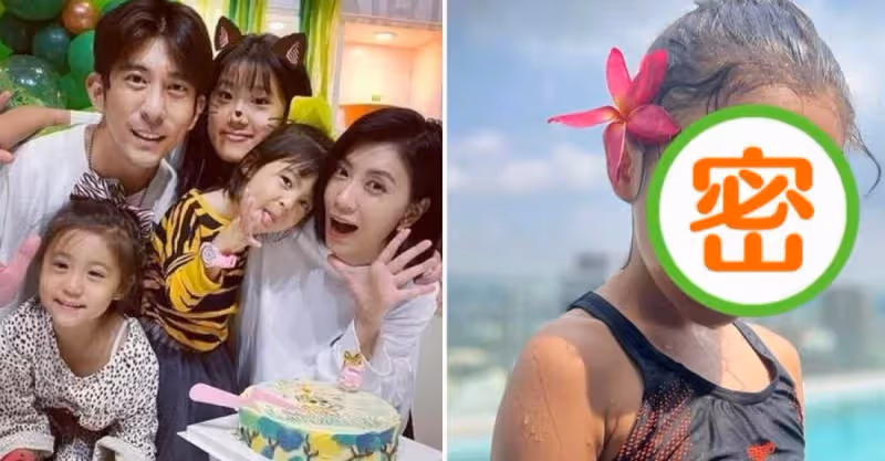賈靜雯為女兒慶祝7歲生日，咘咘等比例長大，繼承爸媽高顔值，雙眼漂亮到讓人嫉妒