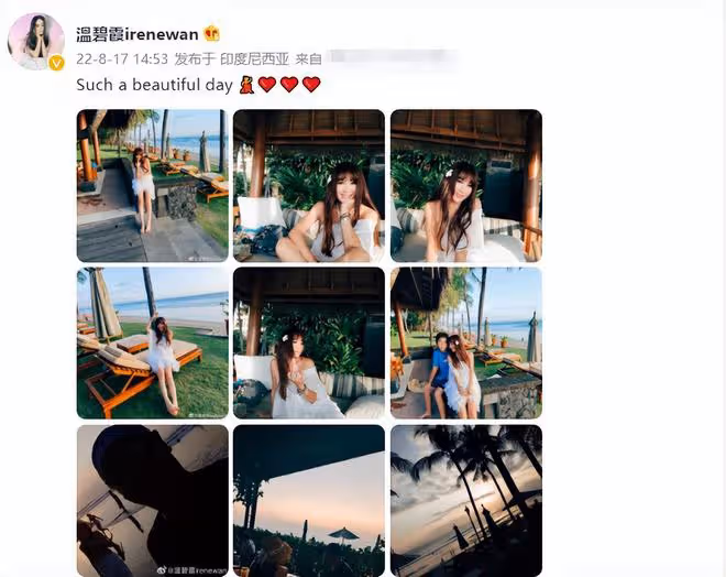 溫碧霞養子將赴美留學!開學前全家海島度假,在當地擁有千萬豪宅