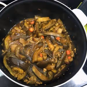 少油版🍆肉沫茄子蓋澆飯