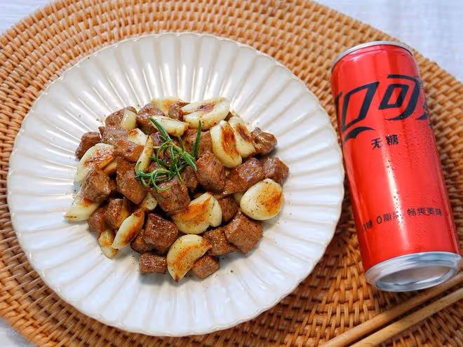 蒜香牛肉粒——健康又好吃的家常菜