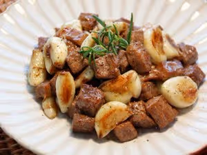 蒜香牛肉粒——健康又好吃的家常菜