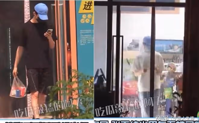 張雨綺帶小帥哥陽台抽菸！吞雲吐霧姿勢霸氣，男方蹲一旁個頭超大