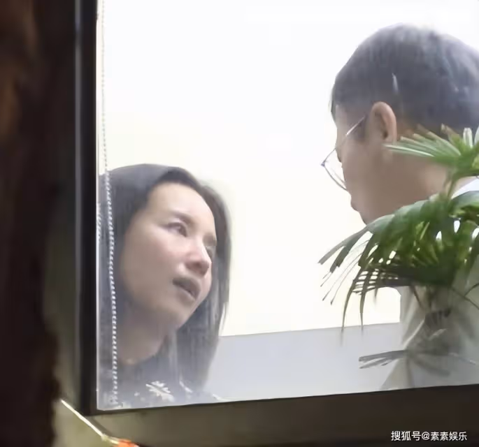 董潔飯局與男子熱聊，摟脖牽手關係不一般