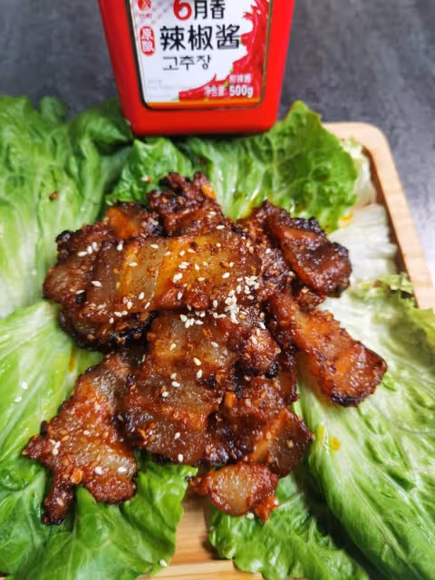 韓式辣醬烤五花肉(空氣炸鍋版)
