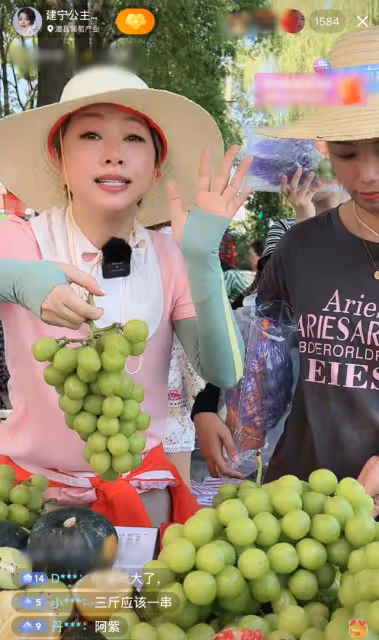 55歲港星湖南縣城擺攤賣水果，40度戴草帽似村婦，賣力吆喝無人買