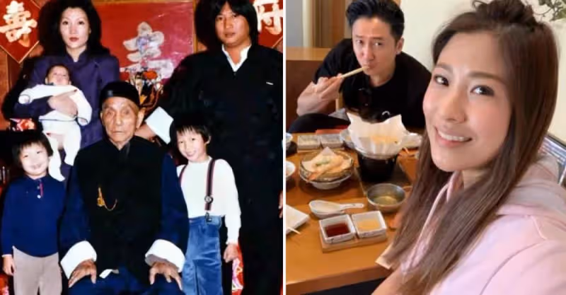 洪金寶罕曬長子兒時舊照！與二弟洪天祥酷似雙胞胎，「濃眉大眼+白皙皮膚」模樣好似小正太，網友：基因真強大