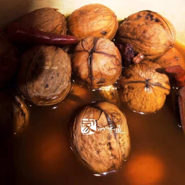 煮五香核桃