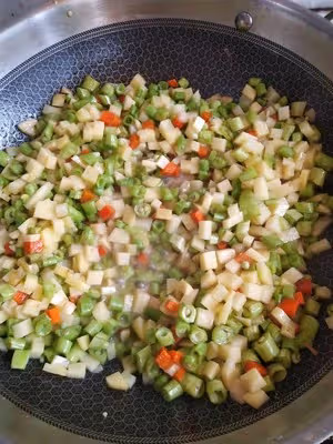 肉沫豆角土豆，簡單易上手炒菜，米飯好搭檔