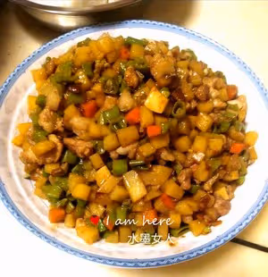 肉沫豆角土豆，簡單易上手炒菜，米飯好搭檔