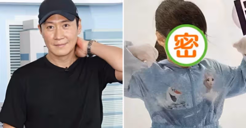 黎明4歲女兒露正臉！身穿藍裙俏皮可愛，五官神似父親，阿wing左手鉆戒成亮點