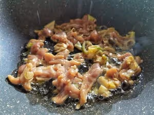 家常菜‼️方竹筍炒裡脊肉‼️
