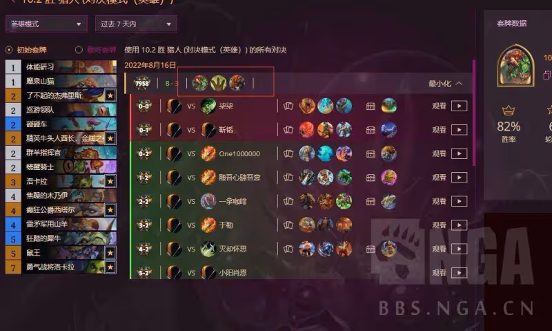 爐石傳說:新版本對決賺金幣的合卡思路的分享