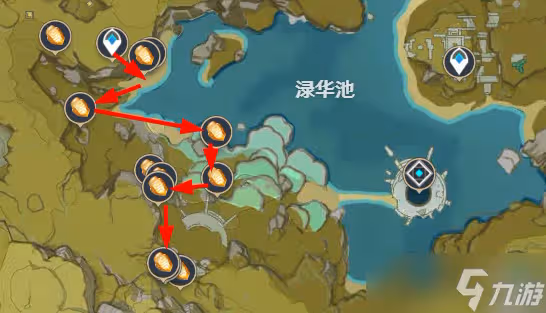 原神最全石珀採集路線