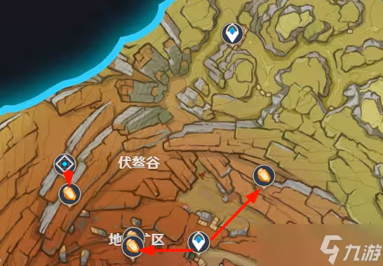 原神最全石珀採集路線