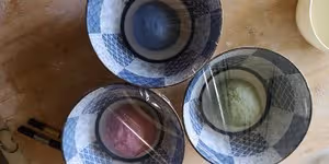 五彩饅頭花花捲