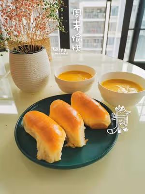 拉絲牛奶麵包（一發）（新手零失敗）