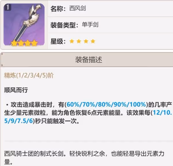 《原神》神里綾華武器選擇推薦