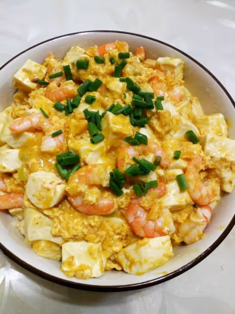 鹹蛋黃版蟹黃豆腐