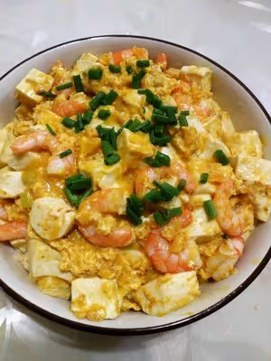 鹹蛋黃版蟹黃豆腐