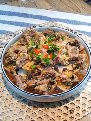 豉汁排骨蒸香芋
