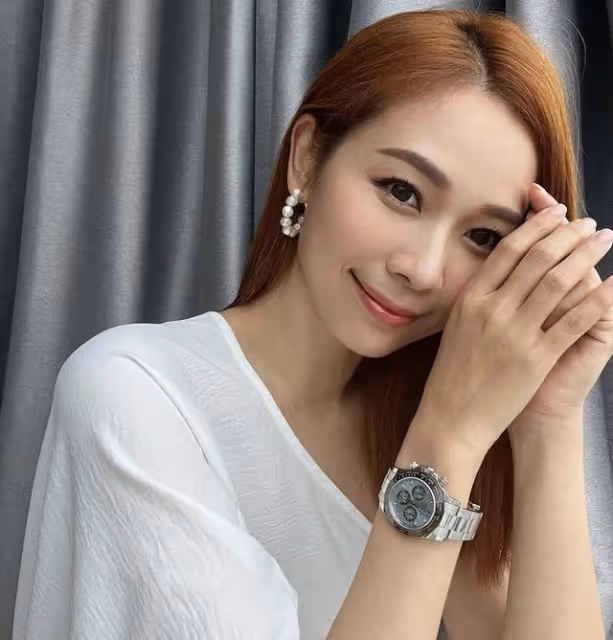 TVB前知名長腿女神低調炫富！戴百萬名牌手錶，賠錢離巢發展