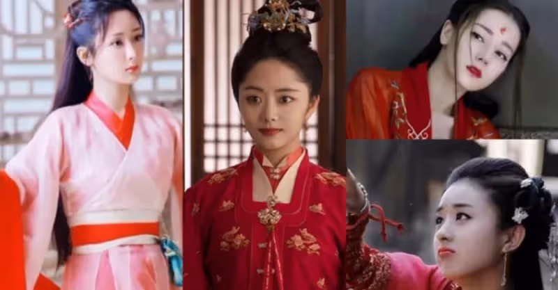 十三位古裝紅衣姑娘，趙麗穎最萌，譚松韻最可愛，迪麗熱巴最深情，楊冪傾國傾城