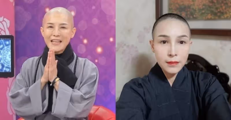 曾演大尺度電影！50歲戲說女星「突然剃度為尼」自稱法師　不眷戀演藝圈「唯一任務結束了」