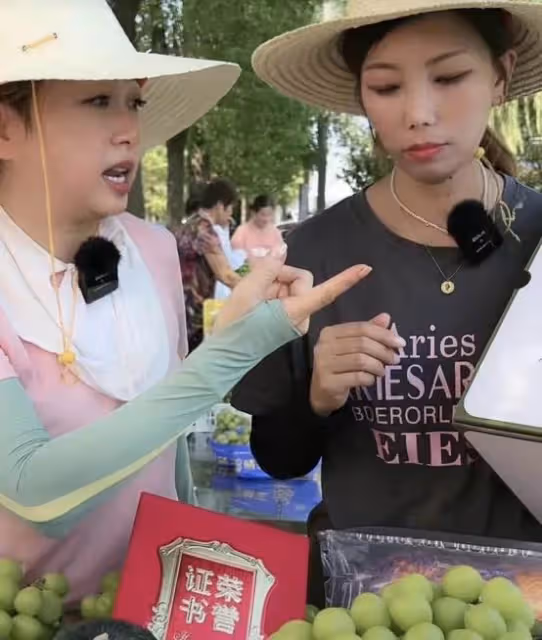 知名港星帶貨太慘！街邊賣水果，戴草帽像村婦，賣力吆喝無人認出