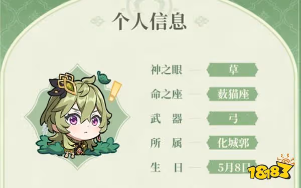 原神柯萊角色定位一覽 柯萊角色介紹