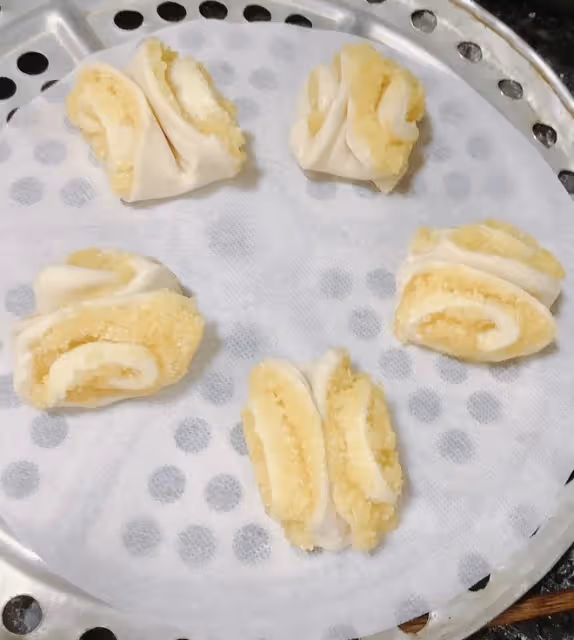 奶香饅頭,附椰蓉花捲整形（零失敗）
