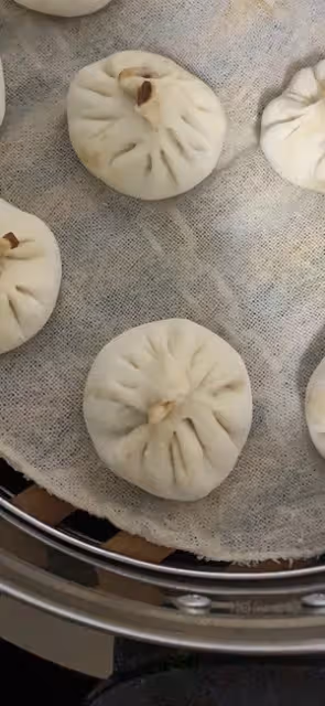 杏鮑菇菌菇包子