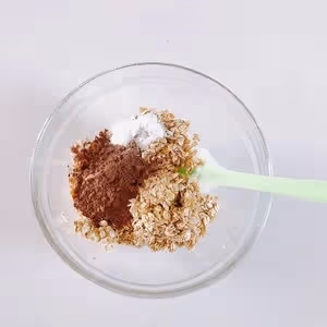 💟藍莓香蕉巧克力燕麥蛋糕｜無油無麵粉