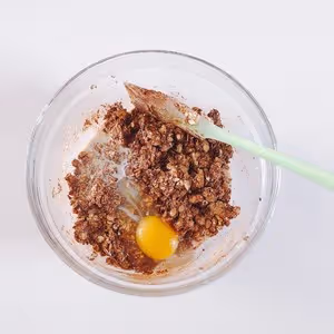 💟藍莓香蕉巧克力燕麥蛋糕｜無油無麵粉