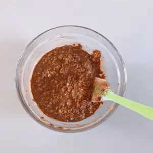 💟藍莓香蕉巧克力燕麥蛋糕｜無油無麵粉