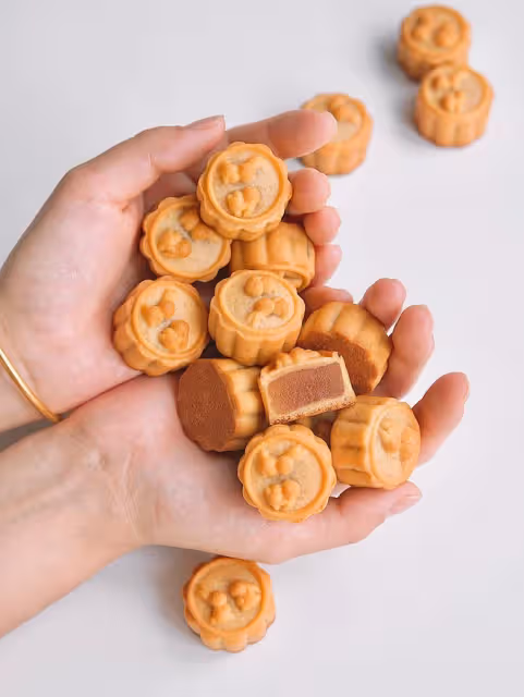 一口一個｜超可愛｜mini寶寶月兔小月餅🥮