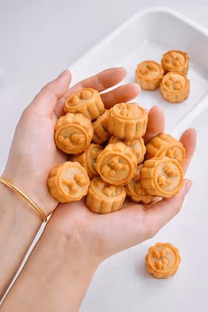 一口一個｜超可愛｜mini寶寶月兔小月餅🥮