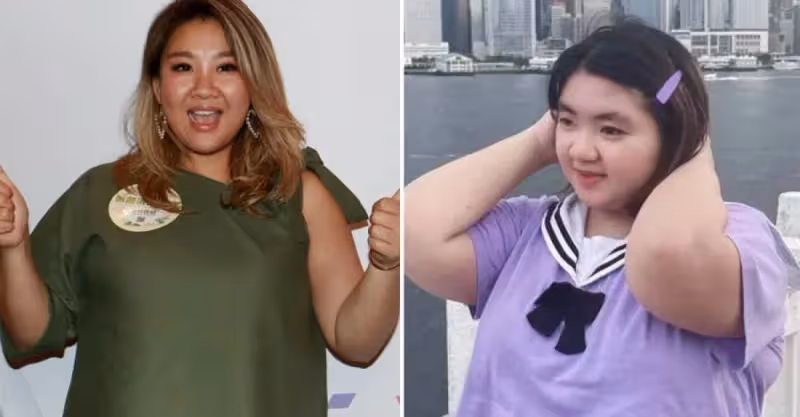 鄭少秋女兒最重200斤，胡慧中女兒170斤，過重的星二代可真不少