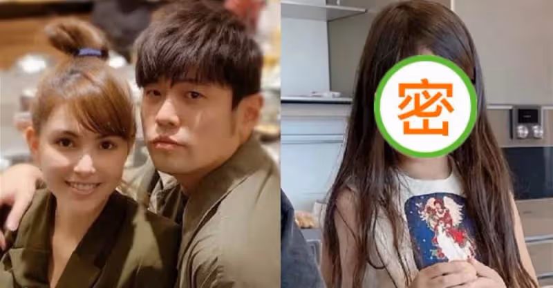 周杰倫女兒正臉罕見曝光 ，一頭棕色長髮超濃密，鼻子立體像外國人，網友：嘴巴超像爸爸