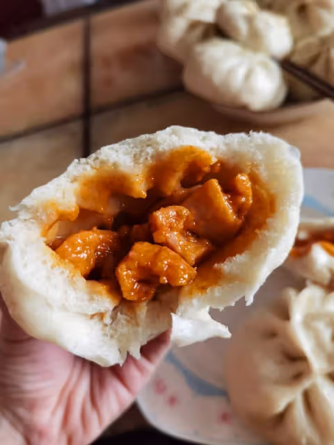 奧爾良雞腿肉包