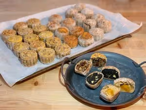 老式五仁月餅(全麥無油無糖)