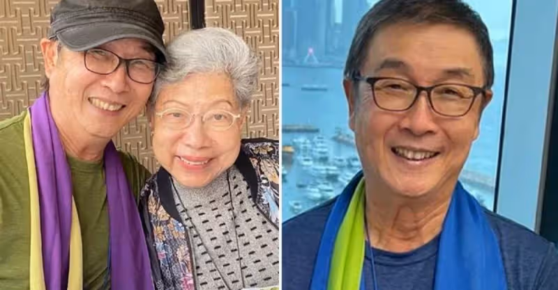 72歲劉松仁罕見公開近照！面色紅潤氣質極佳，與羅蘭貼面合照很開心
