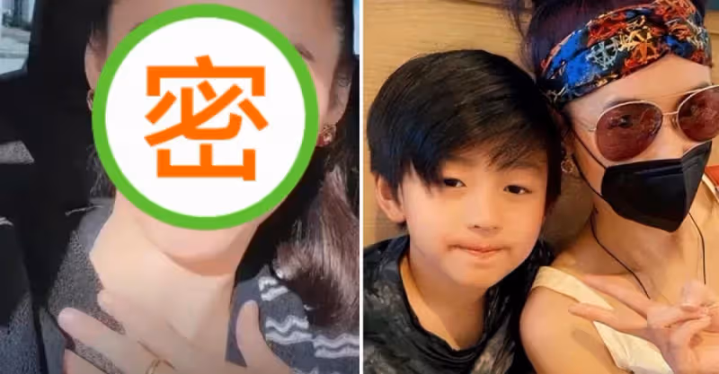 「辣媽」張柏芝罕曬近況！開車兜風對鏡甜笑，滿臉膠原蛋白少女氣息十足，手上金色戒指搶眼