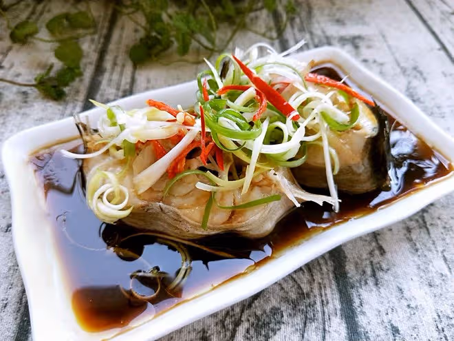清蒸鱈魚