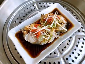 清蒸鱈魚