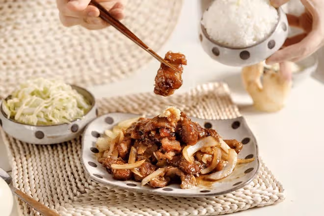 日式豬肉生薑燒