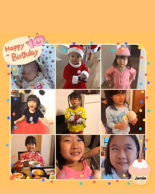 知名港星為10歲女兒慶生!小傢伙被指未繼承媽媽高顏值,皮膚黝黑