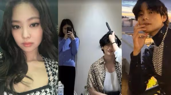 防彈V、Jennie真的熱戀中?Jennie陪V一起做髮型,網瘋傳兩人合照